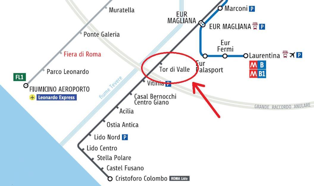 Metro Tor Di Valle Ferienhaus *